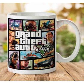 Art Hediye 1-1016 Gta V 5 Baskılı Kupa Bardak