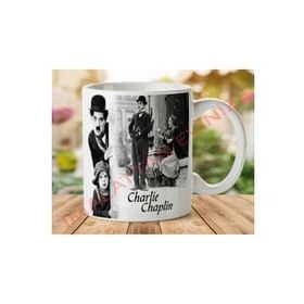 Art Hediye 1-102 Charlie Chaplin İki Tarafı Baskılı Kupa Bardak