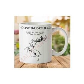 Art Hediye 1-1065 House Baratheon İki Tarafı Baskılı Kupa Bardak