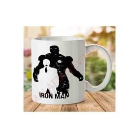 Art Hediye 1-1077 Iron Man İki Tarafı Baskılı Kupa Bardak