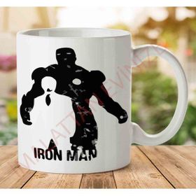 Art Hediye 1-1077 Iron Man İki Tarafı Baskılı Kupa Bardak