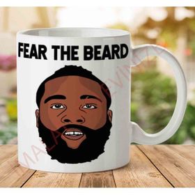 Art Hediye 1-1080 James Harden Fear The Beard İki Tarafı Baskılı Kupa Bardak