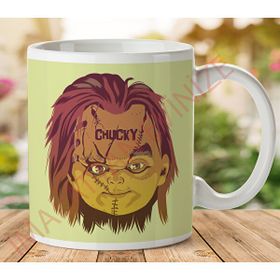 Art Hediye 1-110 CHUCKY FİLM İki Tarafı Baskılı Kupa Bardak