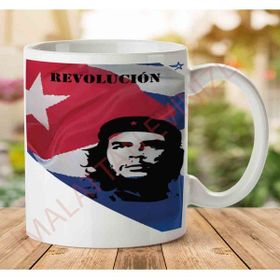 Art Hediye 1-1101 Küba Che Guevara İki Tarafı Baskılı Kupa Bardak