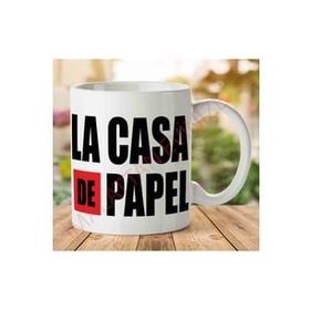 Art Hediye 1-1107 La Casa De Papel Yazı İki Tarafı Baskılı Kupa Bardak