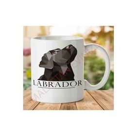 Art Hediye 1-1115 Labrador Black İki Tarafı Baskılı Kupa Bardak