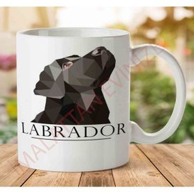 Art Hediye 1-1115 Labrador Black İki Tarafı Baskılı Kupa Bardak