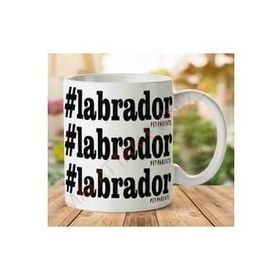 Art Hediye 1-1116 LABRADOR KARE İki Tarafı Baskılı Kupa Bardak