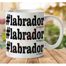 Art Hediye 1-1116 LABRADOR KARE İki Tarafı Baskılı Kupa Bardak