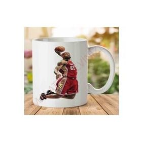 Art Hediye 1-1123 LeBron James İki Tarafı Baskılı Kupa Bardak