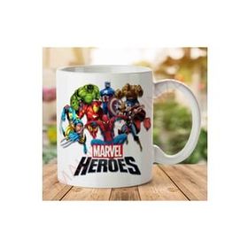 Art Hediye 1-1134 Marvel Heroes İki Tarafı Baskılı Kupa Bardak