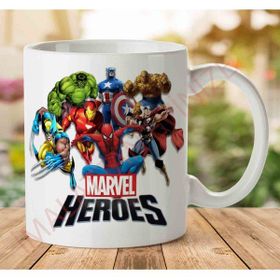 Art Hediye 1-1134 Marvel Heroes İki Tarafı Baskılı Kupa Bardak