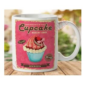 Art Hediye 1-115 CUPCAKE FRESH İki Tarafı Baskılı Kupa Bardak