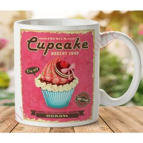 Art Hediye 1-115 CUPCAKE FRESH İki Tarafı Baskılı Kupa Bardak