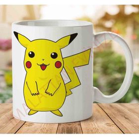Art Hediye 1-1161 Pikachu Büyük Görsel İki Tarafı Baskılı Kupa Bardak