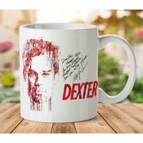 Art Hediye 1-121 Dexter Yabancı Dizi Baskılı İki Tarafı Baskılı Kupa Bardak