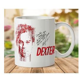 Art Hediye 1-121 Dexter Yabancı Dizi Baskılı İki Tarafı Baskılı Kupa Bardak