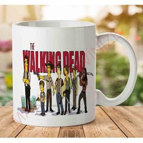 Art Hediye 1-1251 The Walking Dead Simpsons 1 İki Tarafı Baskılı Kupa Bardak