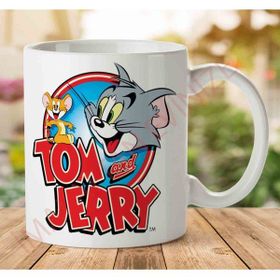 Art Hediye 1-1254 TOM VE JERRY İki Tarafı Baskılı Kupa Bardak