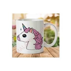Art Hediye 1-1261 Unicorn Dikkat İki Tarafı Baskılı Kupa Bardak