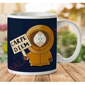 Art Hediye 1-1284 Carpe Diem Kenny South Park İki Tarafı Baskılı Kupa Bardak