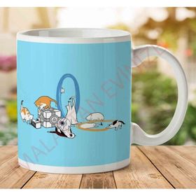 Art Hediye 1-1285 Cats of Science İki Tarafı Baskılı Kupa Bardak
