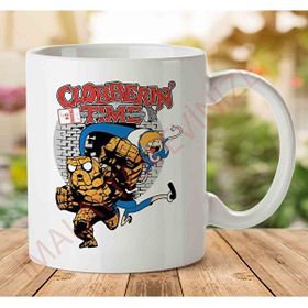 Art Hediye 1-1292 Clobbering Time Fantastic Adventure İki Tarafı Baskılı Kupa Bardak