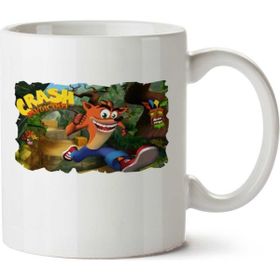 Art Hediye 1-1298 Crash Bandicoot Protector Of The Island İki Tarafı Baskılı Kupa Bardak