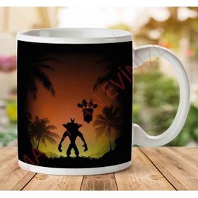Art Hediye 1-1298 Crash Bandicoot Protector Of The Island İki Tarafı Baskılı Kupa Bardak