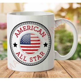 Art Hediye 1-1318 Converse American All Star İki Tarafı Baskılı Kupa Bardak