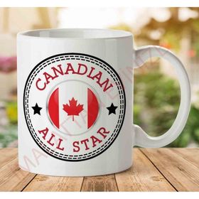 Art Hediye 1-1323 Converse Canadian All Star İki Tarafı Baskılı Kupa Bardak