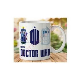 Art Hediye 1-134 DOCTOR WHO BBC İki Tarafı Baskılı Kupa Bardak