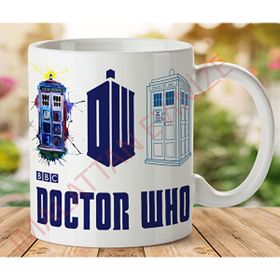 Art Hediye 1-134 DOCTOR WHO BBC İki Tarafı Baskılı Kupa Bardak