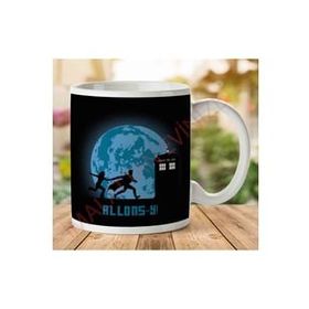 Art Hediye 1-1343 Doctor Who Allons Y Lets Go İki Tarafı Baskılı Kupa Bardak