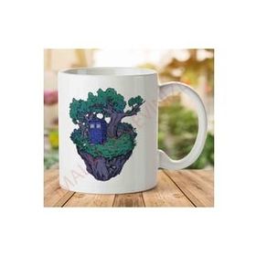 Art Hediye 1-1345 Doctor Who Floating Forest Island İki Tarafı Baskılı Kupa Bardak