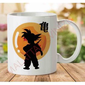 Art Hediye 1-1366 Dragon Fighter Young Goku Dragonball Z İki Tarafı Baskılı Kupa Bardak