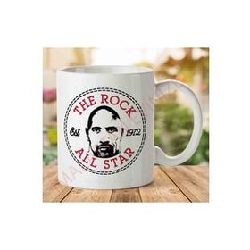 Art Hediye 1-1371 Dwayne The Rock Johnson All Star İki Tarafı Baskılı Kupa Bardak