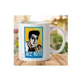 Art Hediye 1-1374 Elvis Simmons Gene Presley Rock And Roll Kiss İki Tarafı Baskılı Kupa Bardak