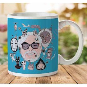 Art Hediye 1-1446 Hayao Miyazaki Tribute Studio Ghiblijpeg İki Tarafı Baskılı Kupa Bardak