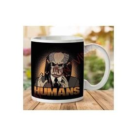 Art Hediye 1-1458 Humans İki Tarafı Baskılı Kupa Bardak