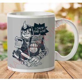 Art Hediye 1-1480 Judge Dread Cornelius I Chop the Logjpeg İki Tarafı Baskılı Kupa Bardak