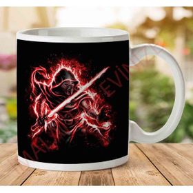Art Hediye 1-1499 Kylo Ren Star Wars The Force Awakens İki Tarafı Baskılı Kupa Bardak