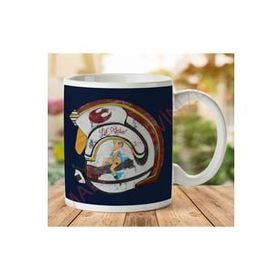 Art Hediye 1-1519 Lil Rebel Helmet Star Wars İki Tarafı Baskılı Kupa Bardak