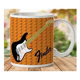 Art Hediye 1-152 Fender Renkli İki Tarafı Baskılı Kupa Bardak