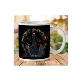 Art Hediye 1-1527 Lord Of The Rings Journey Through Middle Earth İki Tarafı Baskılı Kupa Bardak