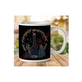 Art Hediye 1-1527 Lord Of The Rings Journey Through Middle Earth İki Tarafı Baskılı Kupa Bardak