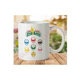 Art Hediye 1-1568 Mighty Morphin Power Rangers Originaljpeg İki Tarafı Baskılı Kupa Bardak
