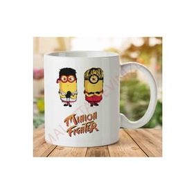 Art Hediye 1-1572 Minion Street Fighter Ryu Ken Masters İki Tarafı Baskılı Kupa Bardak