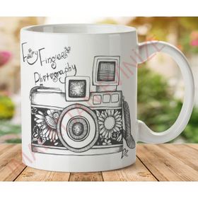 Art Hediye 1-158 Fotoğraf Makinası İki Tarafı Baskılı Kupa Bardak