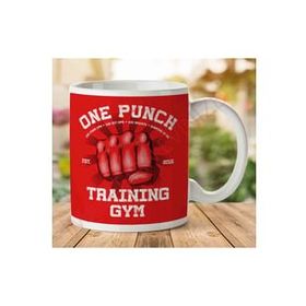 Art Hediye 1-1635 One Punch Man Gym İki Tarafı Baskılı Kupa Bardak